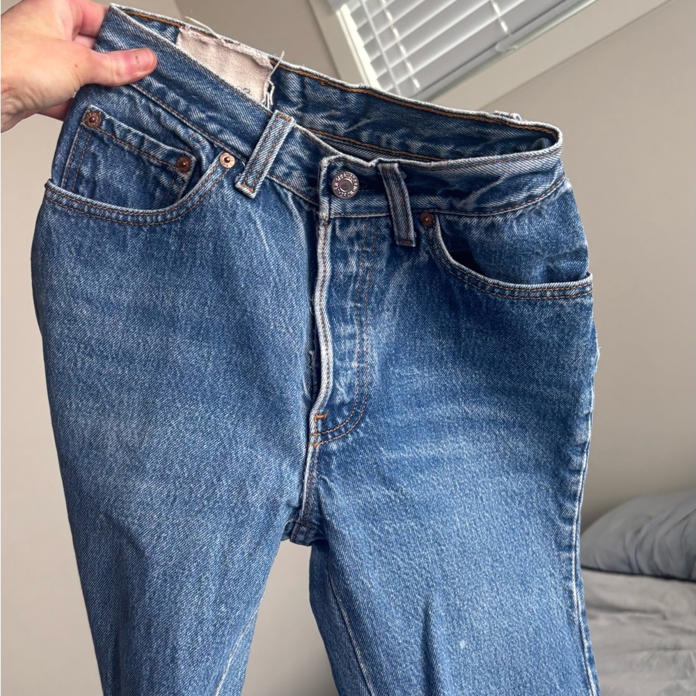 Vintage Levi’s Buttonfly Upcycled, Sz 23, ReDun - Picture 13 of 15